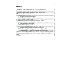 Statybinių medžiagų ir konstrukcijų tyrimo metodų laboratoriniai darbai